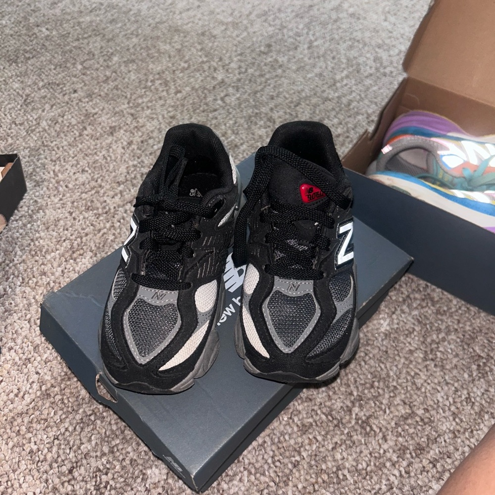 New Balance Black and White Athletic Shoes